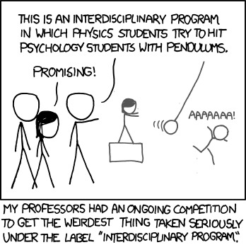 The Author has fabricated a hypothetical college course where intelligent female physics students (geeks) act violently towards male psychology students (non-geeks). 
It is possible that this comic is a manifestation of past social and/or sexual frustrations from the Author&#8217;s college days.